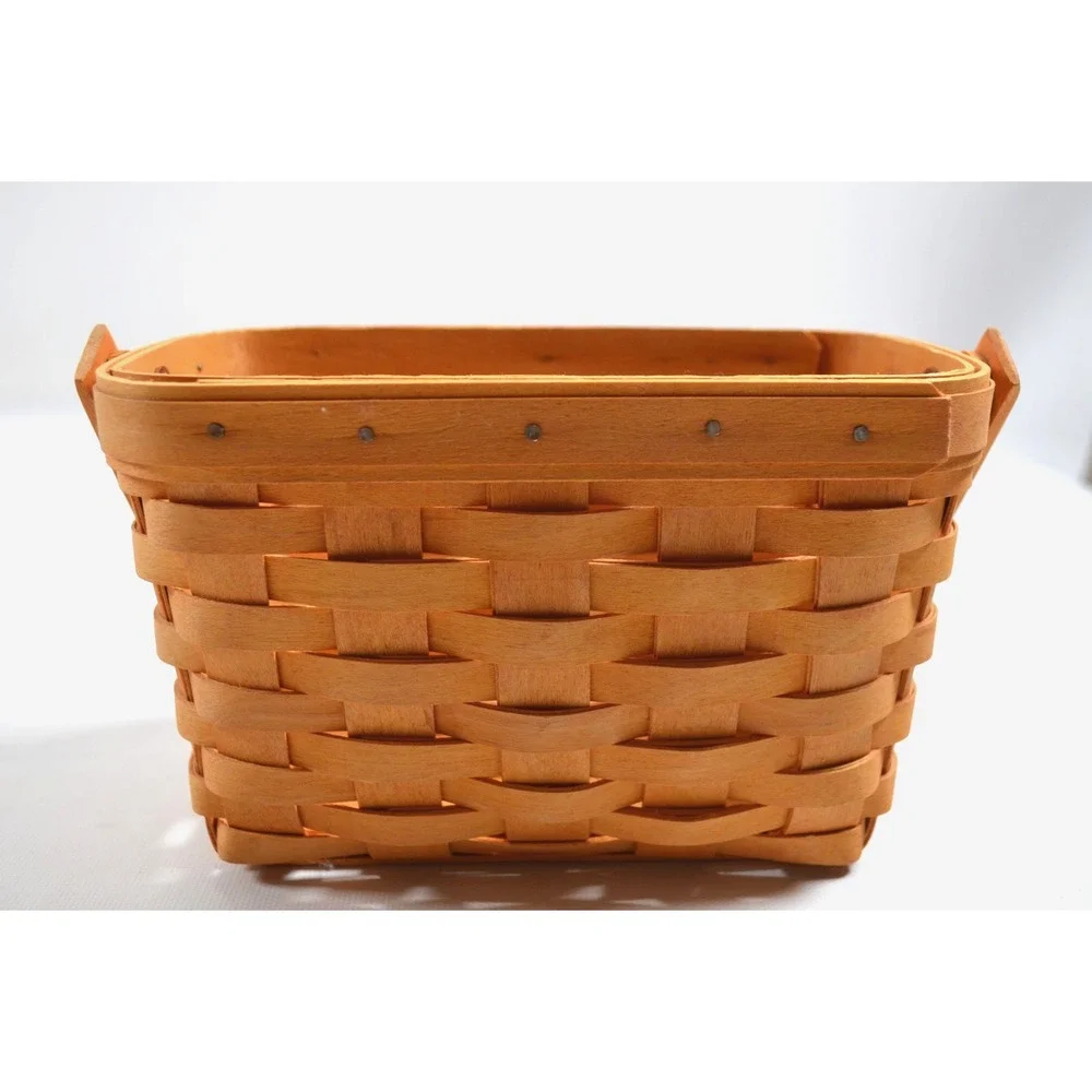 Longaberger 2002 Edition Dresden Tour Basket & Clear Protector 7.5